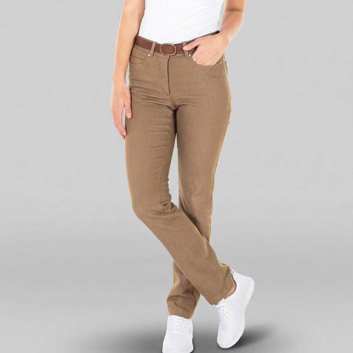 PANTALON MUJER VAQUERO TALLE MEDIO - Gary's