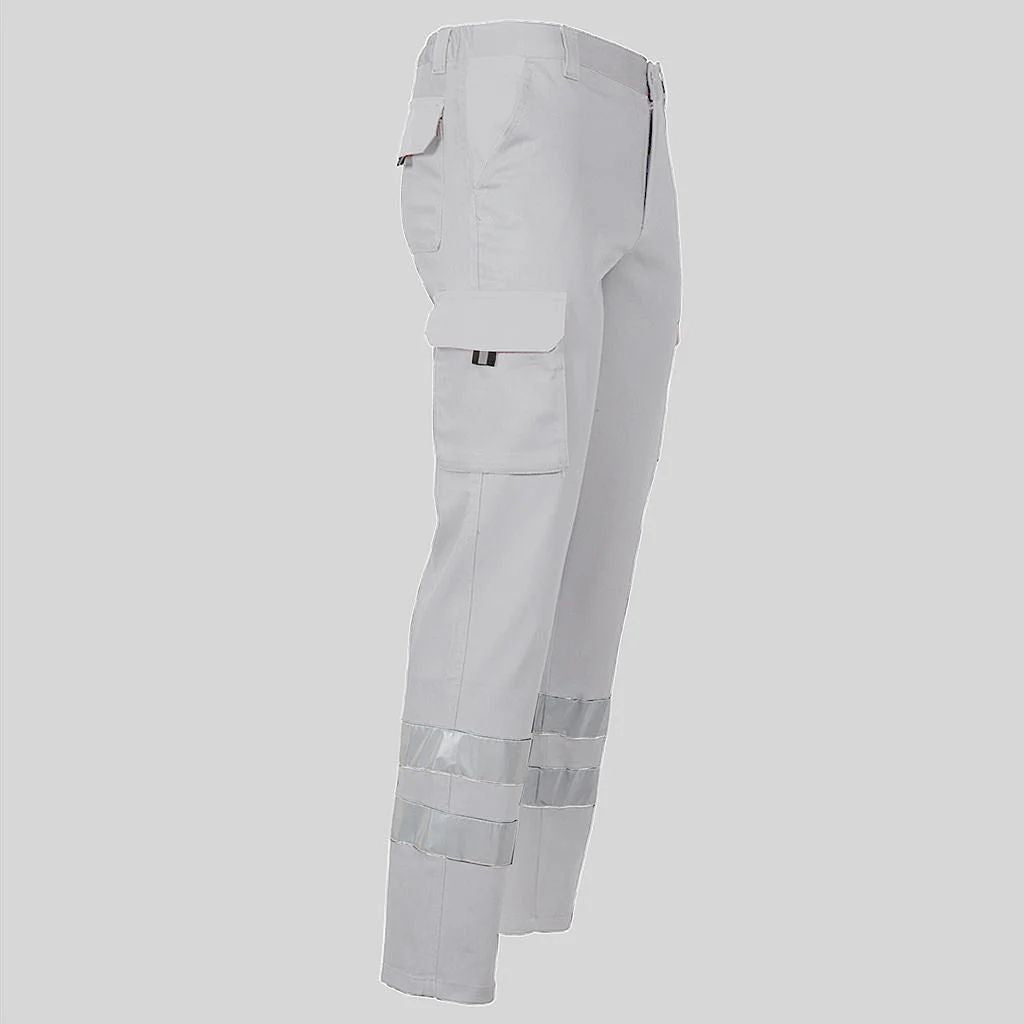 PANTALON UNISEX MULTIBOLSILLOS ELASTICO GAMO 2 BANDAS REFLECTANTES - Gary's