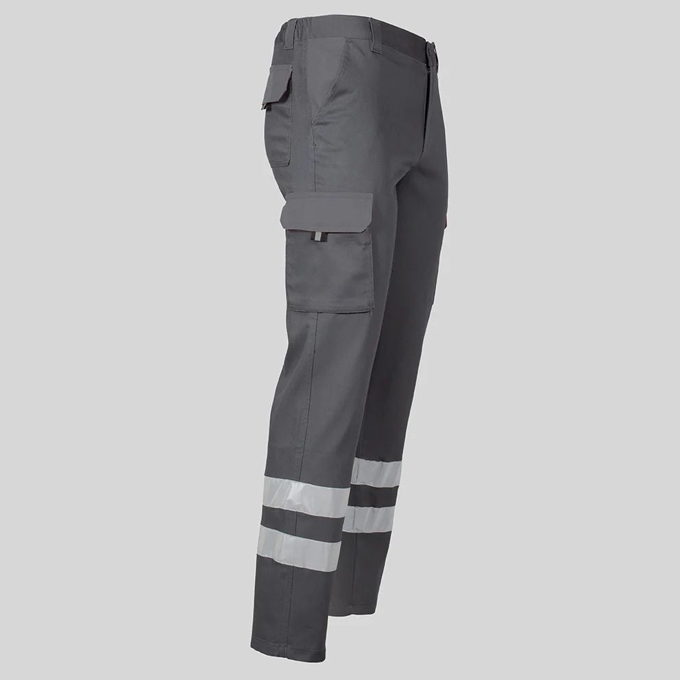PANTALON UNISEX MULTIBOLSILLOS ELASTICO GAMO 2 BANDAS REFLECTANTES - Gary's