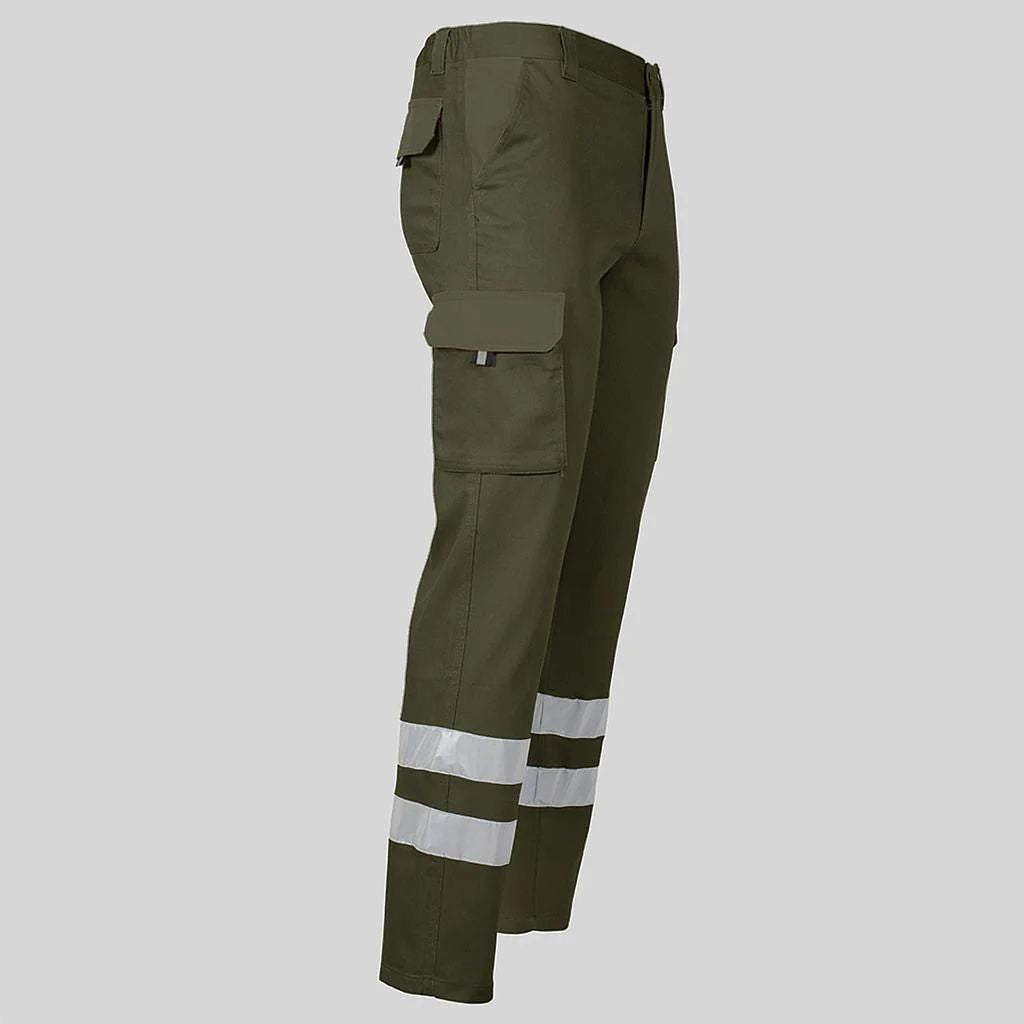 PANTALON UNISEX MULTIBOLSILLOS ELASTICO GAMO 2 BANDAS REFLECTANTES - Gary's