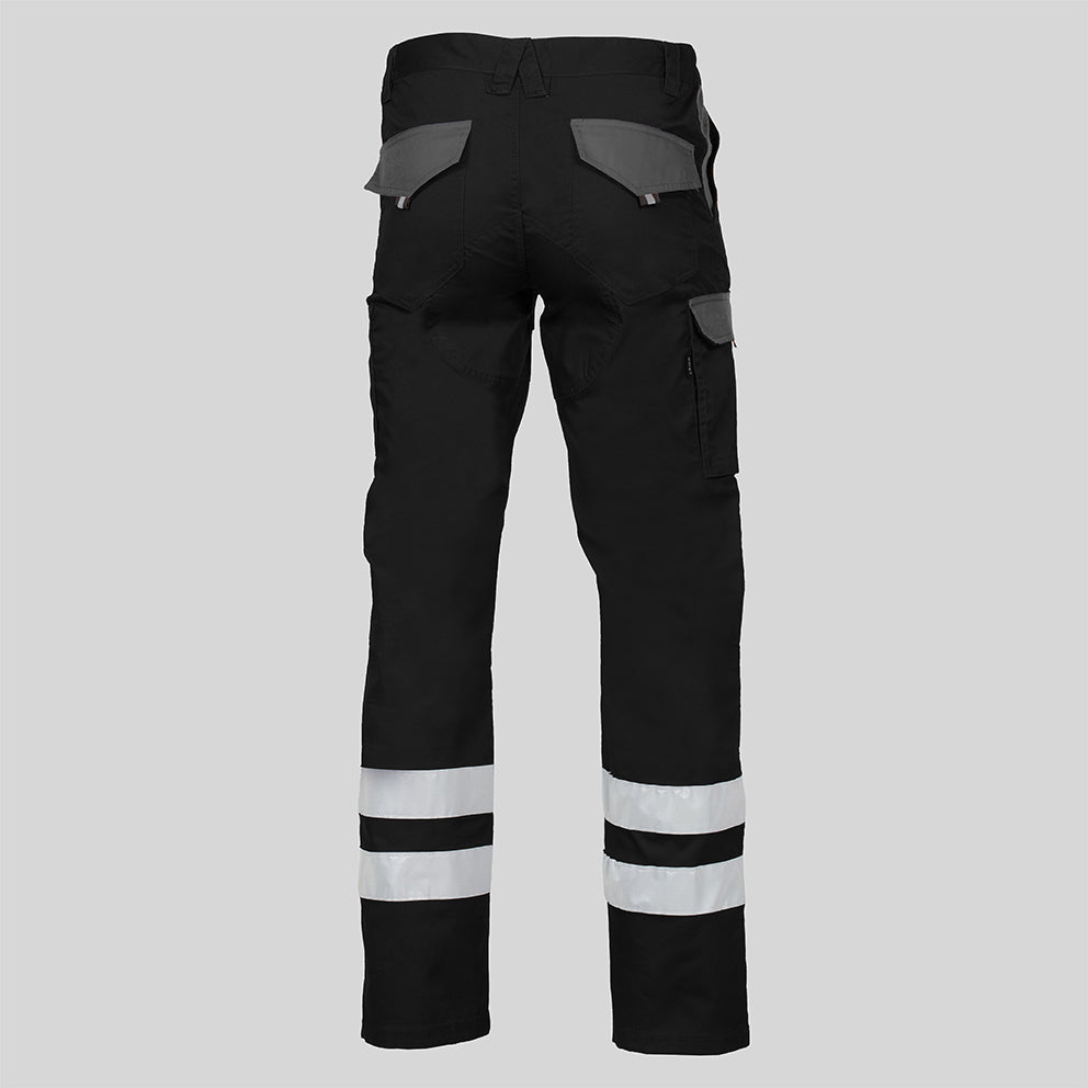 PANTALON UNISEX MULTIBOLSILLOS ELASTICO ARCE COMBI + 2 BANDAS REFLECT. - Gary's
