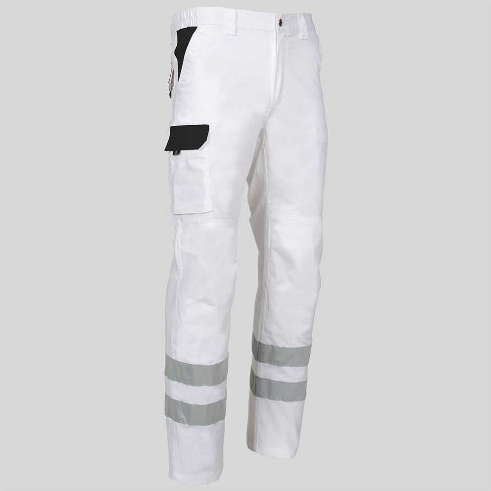 PANTALON UNISEX MULTIBOLSILLOS ELASTICO ARCE COMBI + 2 BANDAS REFLECT. - Gary's