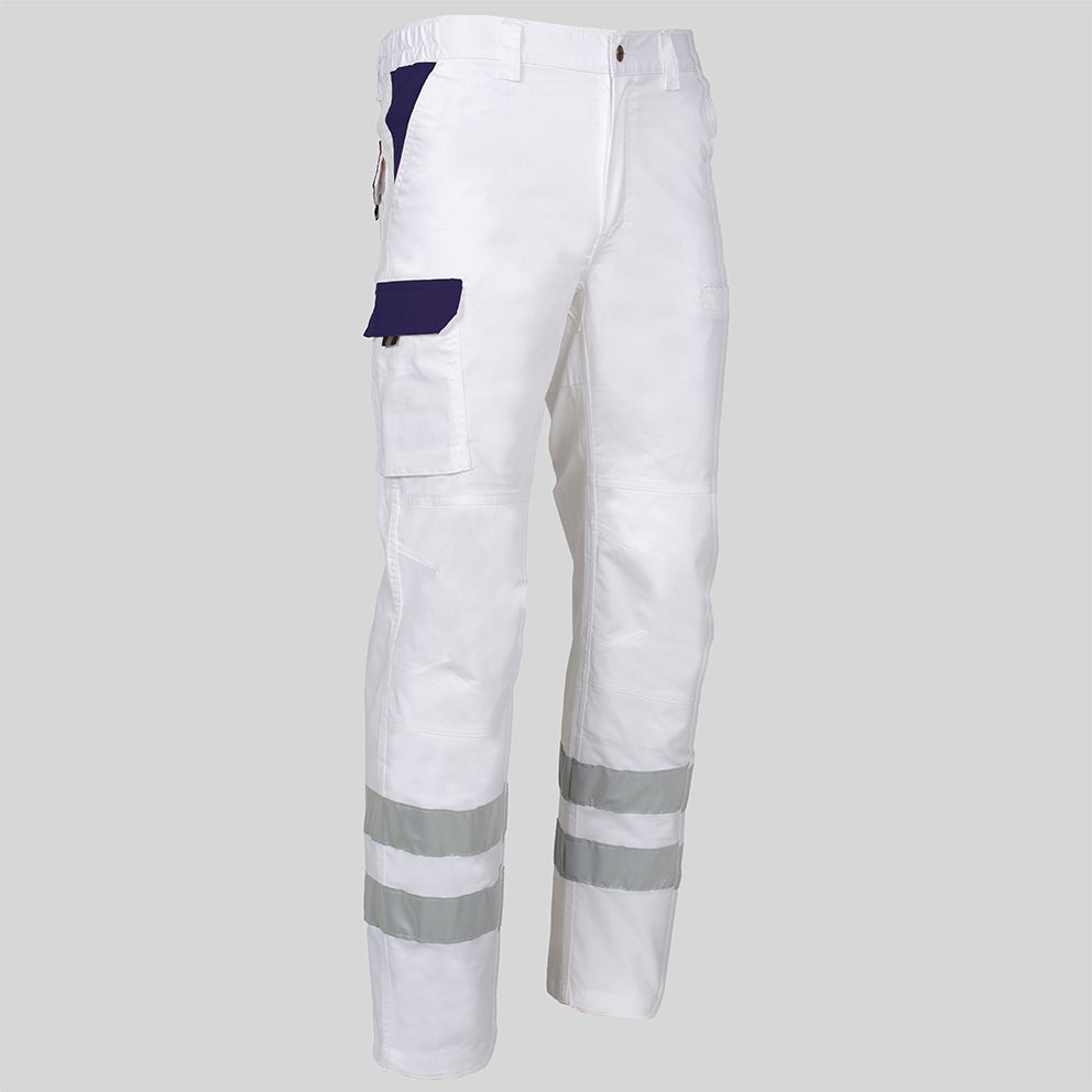 PANTALON UNISEX MULTIBOLSILLOS ELASTICO ARCE COMBI + 2 BANDAS REFLECT. - Gary's