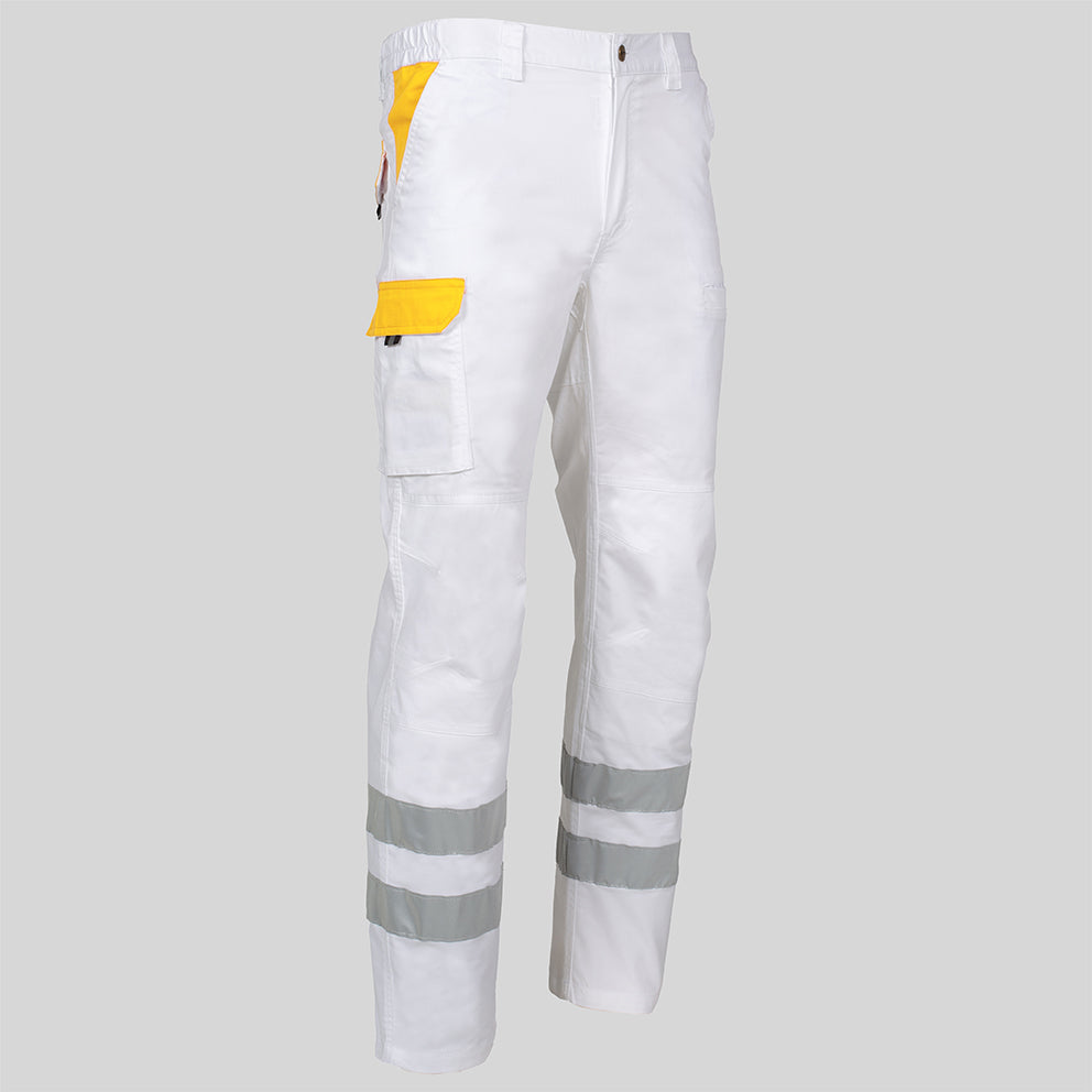 PANTALON UNISEX MULTIBOLSILLOS ELASTICO ARCE COMBI + 2 BANDAS REFLECT. - Gary's