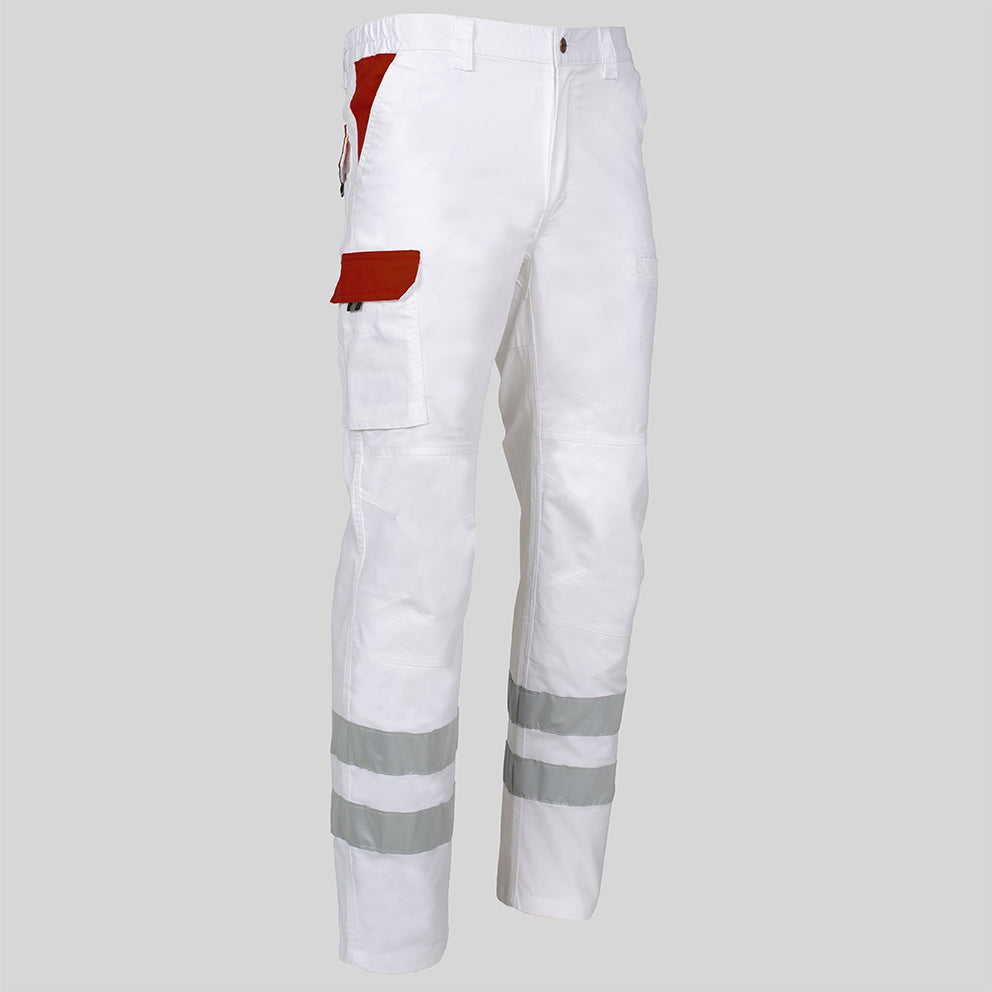 PANTALON UNISEX MULTIBOLSILLOS ELASTICO ARCE COMBI + 2 BANDAS REFLECT. - Gary's