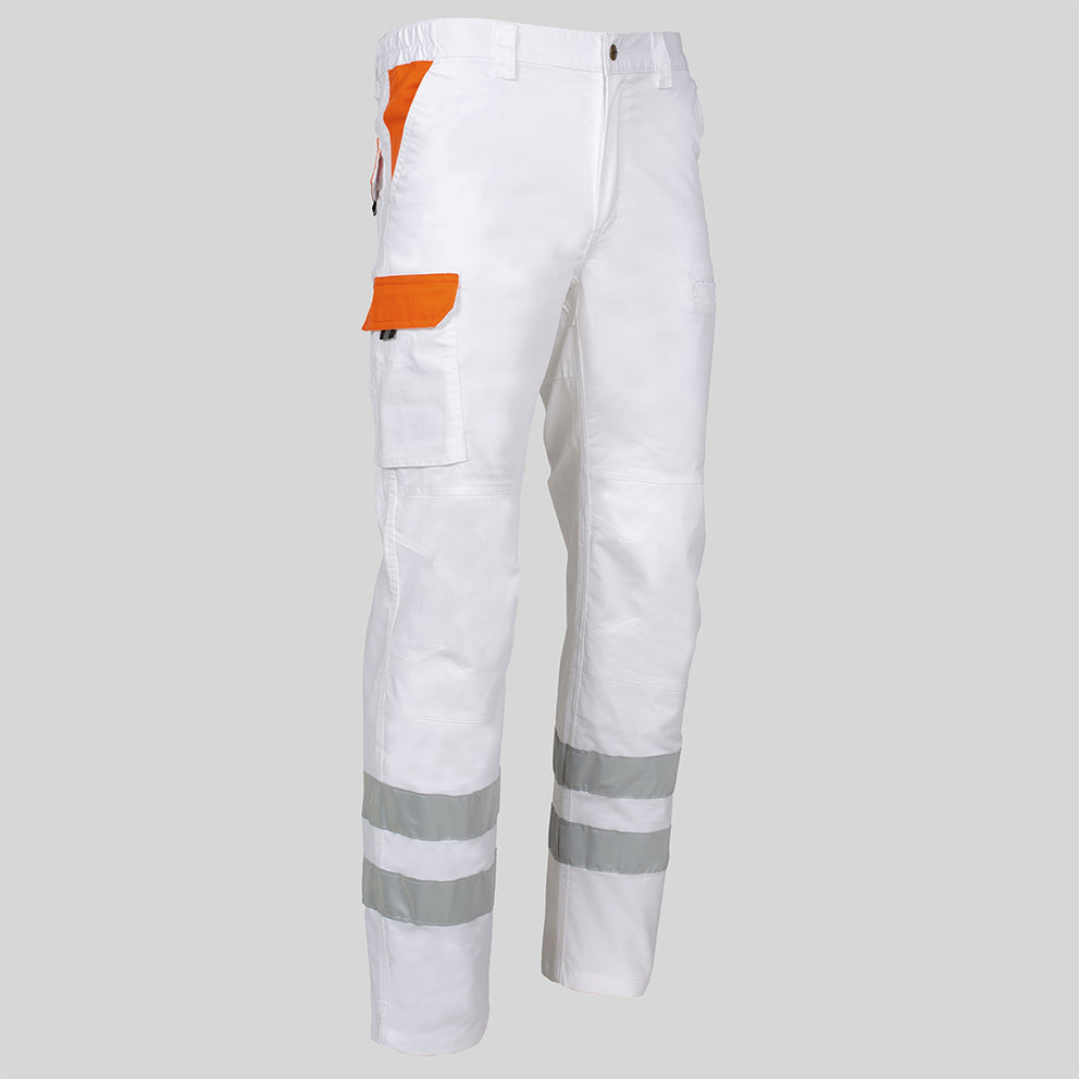 PANTALON UNISEX MULTIBOLSILLOS ELASTICO ARCE COMBI + 2 BANDAS REFLECT. - Gary's