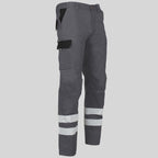 PANTALON UNISEX MULTIBOLSILLOS ELASTICO ARCE COMBI + 2 BANDAS REFLECT. - Gary's