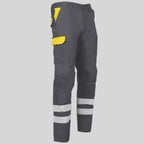 PANTALON UNISEX MULTIBOLSILLOS ELASTICO ARCE COMBI + 2 BANDAS REFLECT. - Gary's
