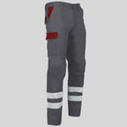 PANTALON UNISEX MULTIBOLSILLOS ELASTICO ARCE COMBI + 2 BANDAS REFLECT. - Gary's