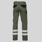 PANTALON UNISEX MULTIBOLSILLOS ELASTICO ARCE COMBI + 2 BANDAS REFLECT. - Gary's