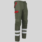 PANTALON UNISEX MULTIBOLSILLOS ELASTICO ARCE COMBI + 2 BANDAS REFLECT. - Gary's