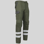 PANTALON UNISEX MULTIBOLSILLOS ELASTICO ARCE COMBI + 2 BANDAS REFLECT. - Gary's