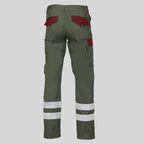 PANTALON UNISEX MULTIBOLSILLOS ELASTICO ARCE COMBI + 2 BANDAS REFLECT. - Gary's