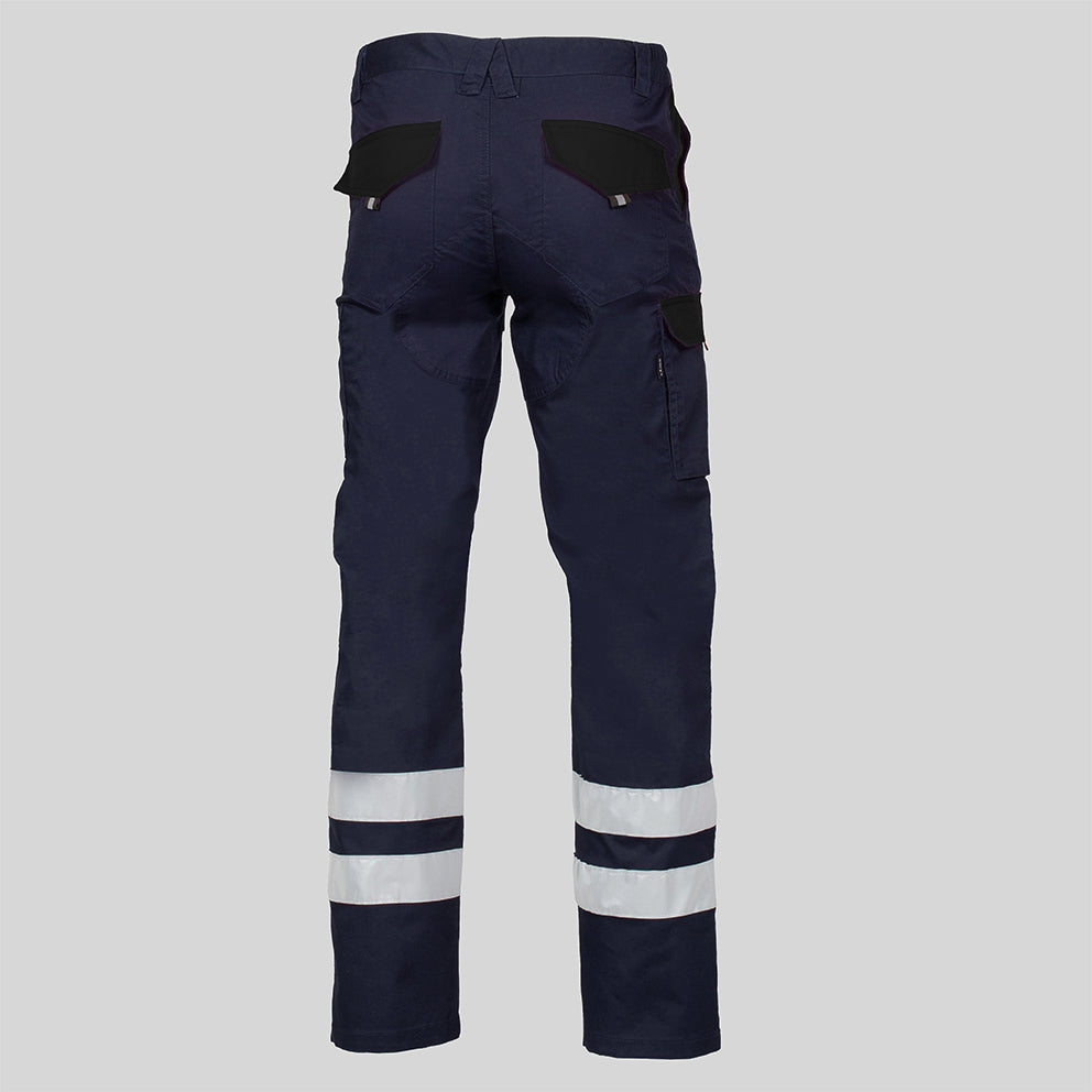 PANTALON UNISEX MULTIBOLSILLOS ELASTICO ARCE COMBI + 2 BANDAS REFLECT. - Gary's