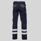 PANTALON UNISEX MULTIBOLSILLOS ELASTICO ARCE COMBI + 2 BANDAS REFLECT. - Gary's