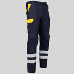 PANTALON UNISEX MULTIBOLSILLOS ELASTICO ARCE COMBI + 2 BANDAS REFLECT. - Gary's