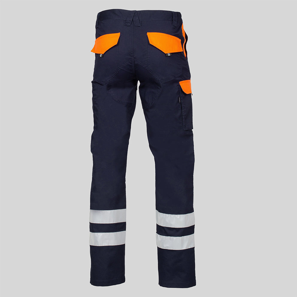 PANTALON UNISEX MULTIBOLSILLOS ELASTICO ARCE COMBI + 2 BANDAS REFLECT. - Gary's
