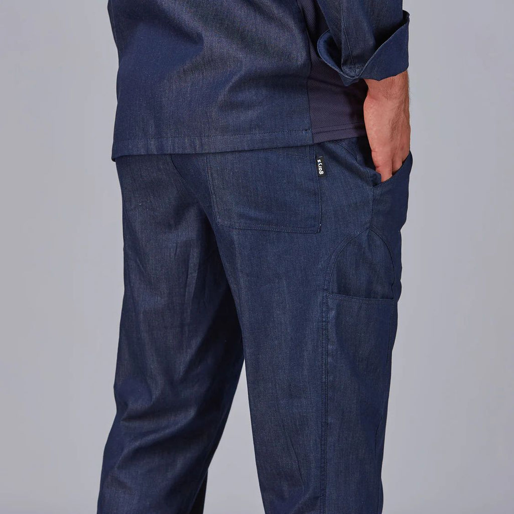 PANTALON UNISEX CON CORDON TEJANO ZAFIRO - Gary's