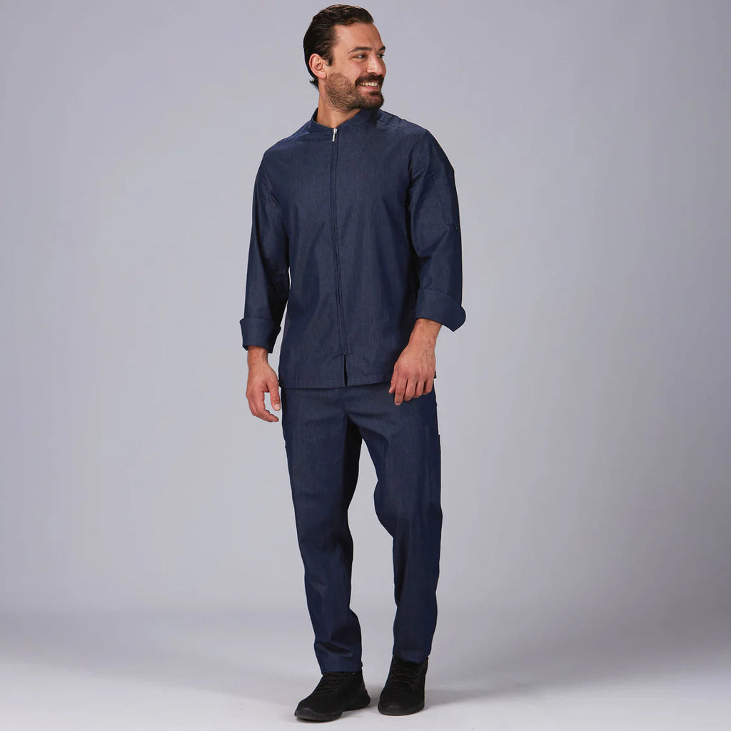 PANTALON UNISEX CON CORDON TEJANO ZAFIRO - Gary's