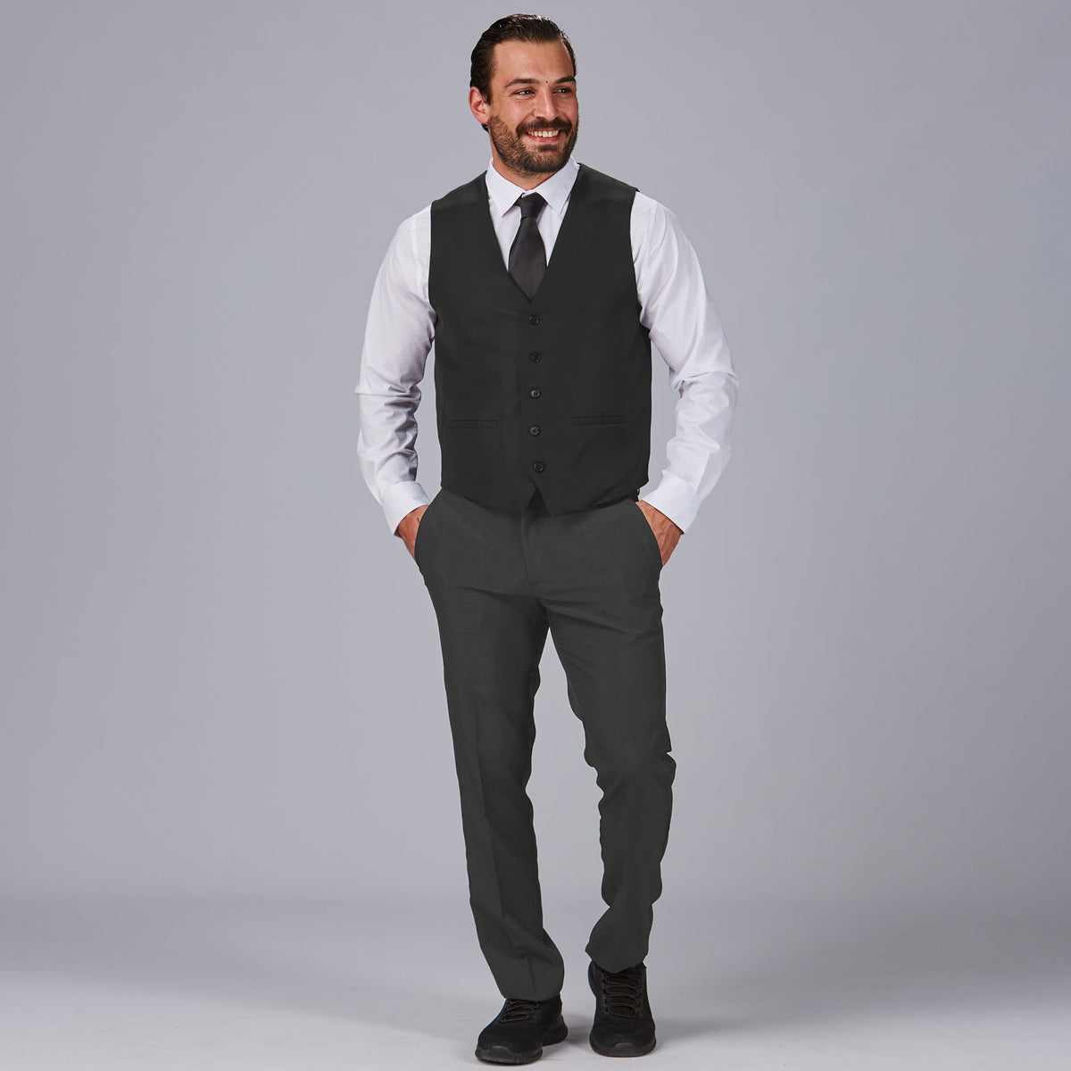 PANTALON HOMBRE SIN PINZAS PLANA POLIESTER - Gary's