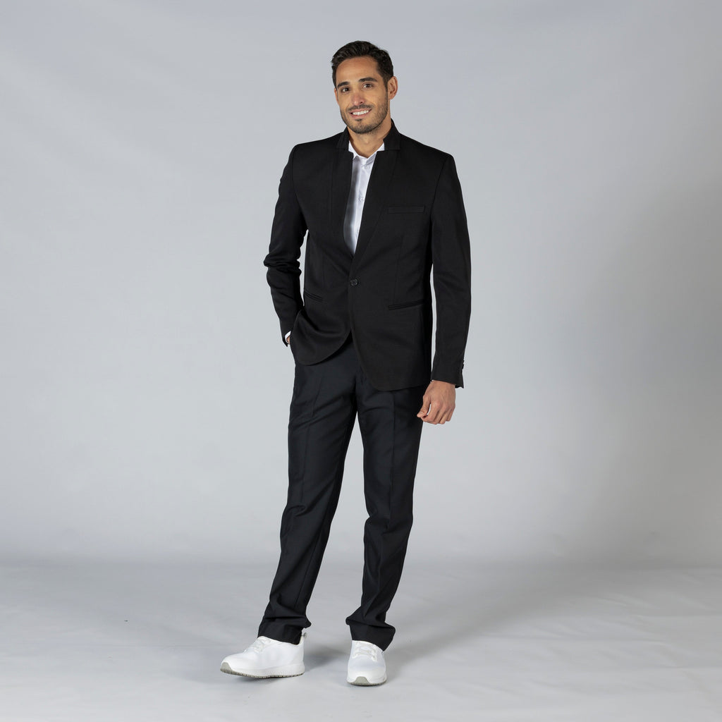 AMERICANA HOMBRE 1 BOTON SOLAPA INVERTIDA SLIM FIT TRIVIAL - Gary's