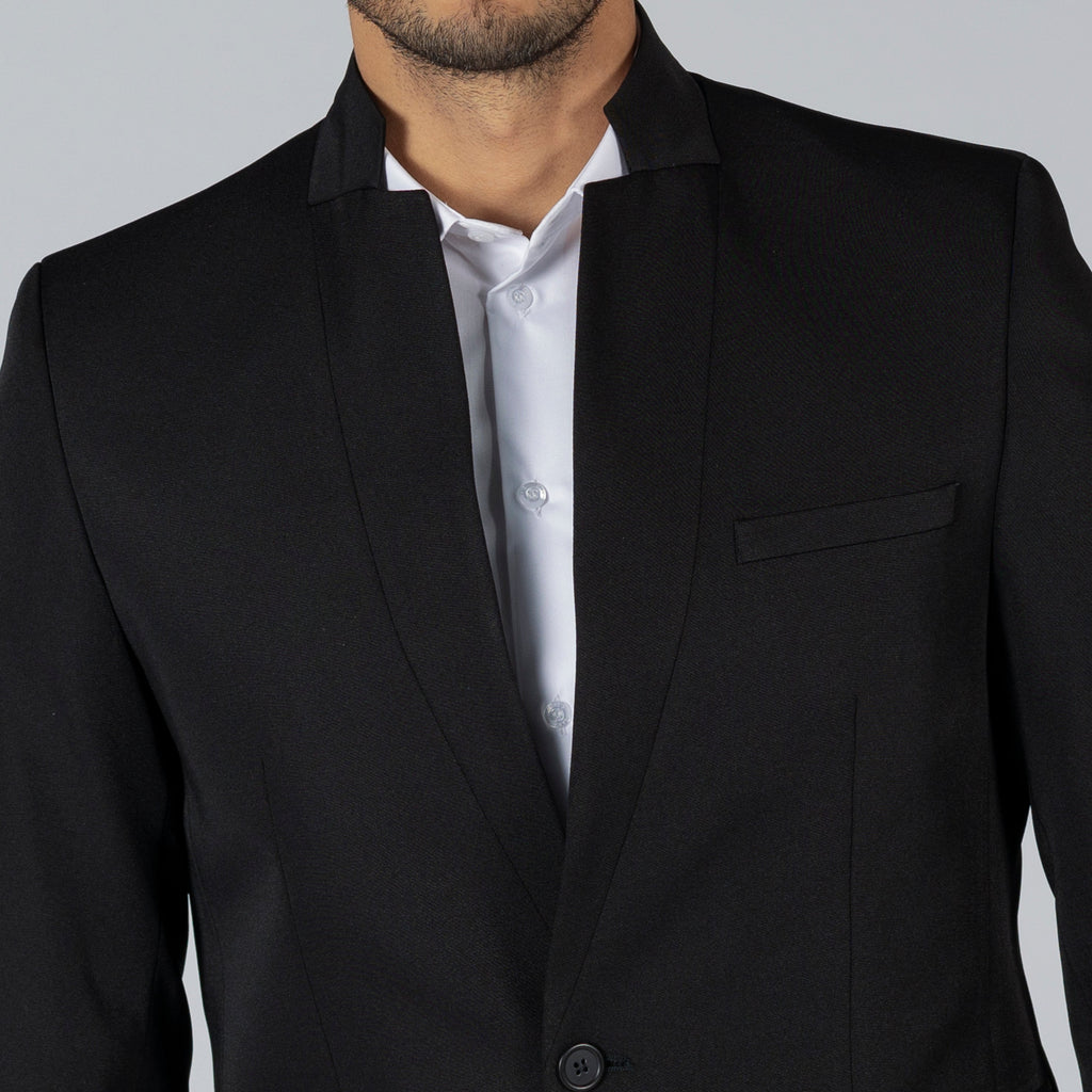 AMERICANA HOMBRE 1 BOTON SOLAPA INVERTIDA SLIM FIT TRIVIAL - Gary's