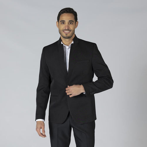 AMERICANA HOMBRE 1 BOTON SOLAPA INVERTIDA SLIM FIT TRIVIAL - Gary's