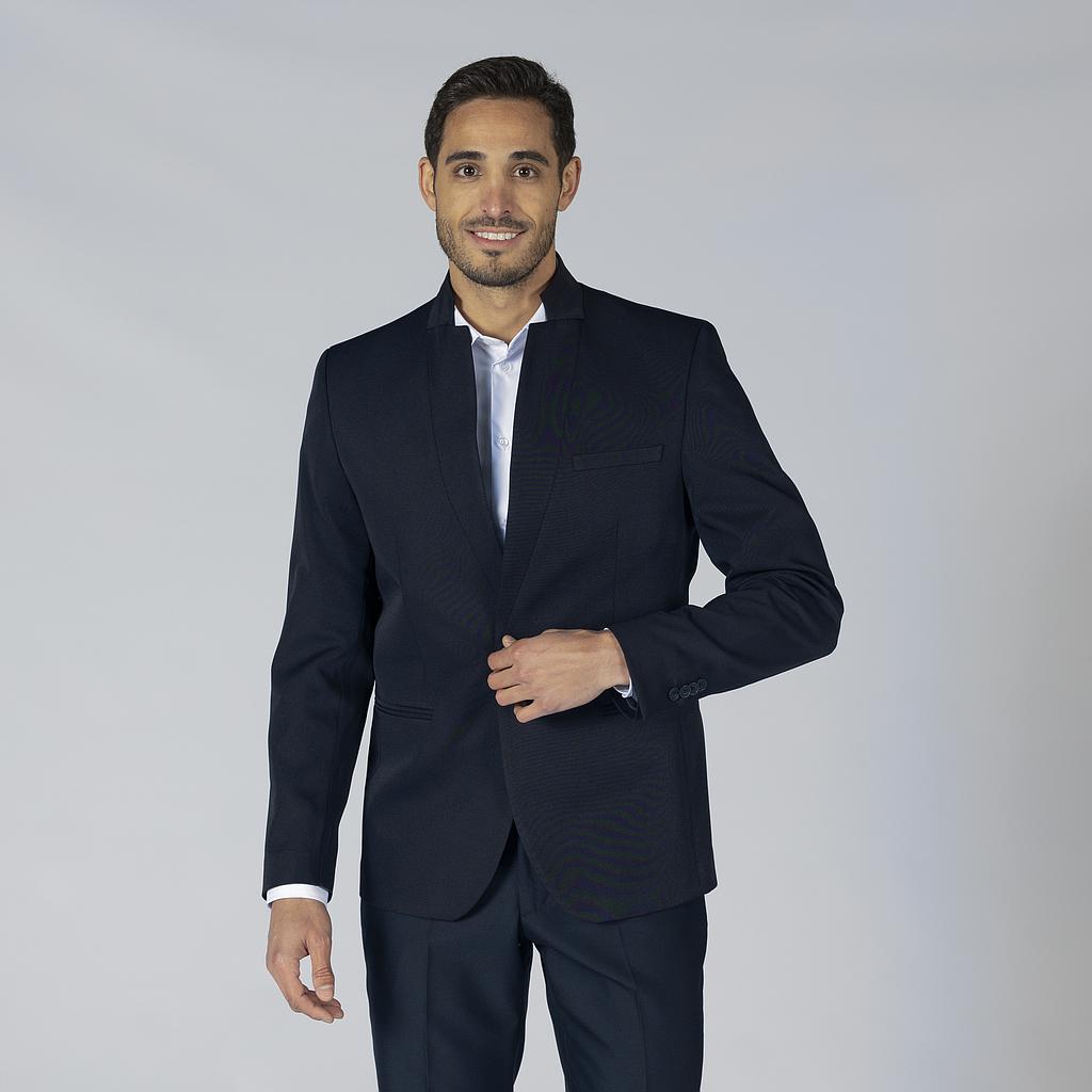 AMERICANA HOMBRE 1 BOTON SOLAPA INVERTIDA SLIM FIT TRIVIAL - Gary's