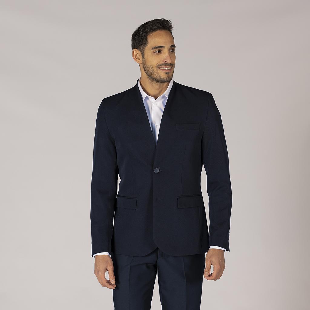 AMERICANA HOMBRE 2 BOTONES CUELLO CHIMENEA SLIM FIT TRIVIAL - Gary's