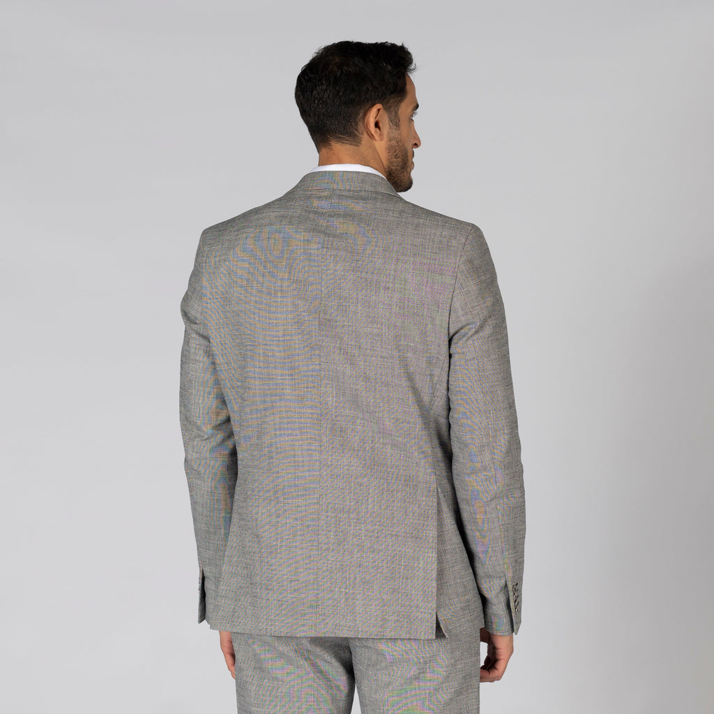 AMERICANA HOMBRE 2 BOTONES SLIM FIT CHEVIOT - Gary's