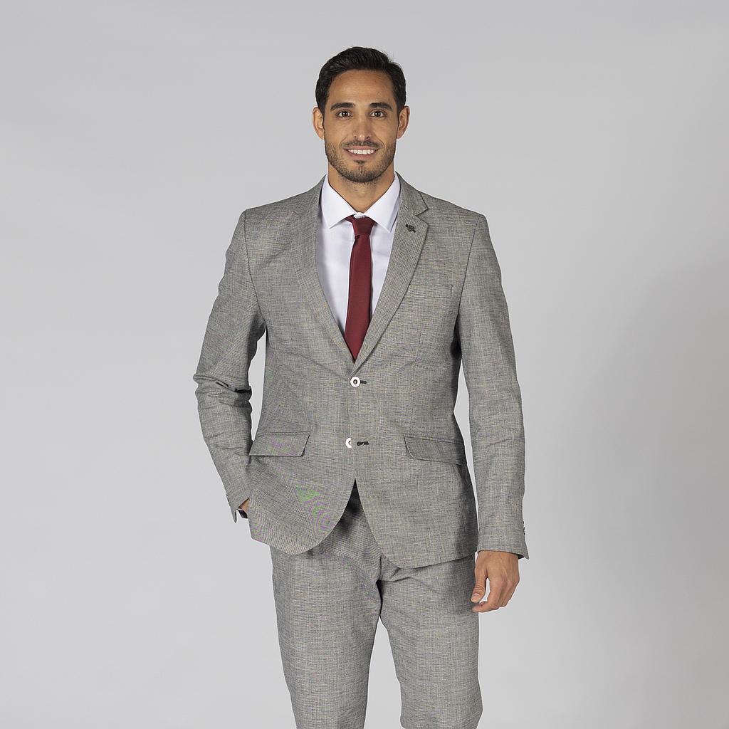 AMERICANA HOMBRE 2 BOTONES SLIM FIT CHEVIOT - Gary's
