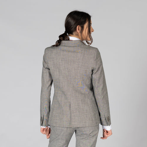 AMERICANA MUJER 2 BOTONES CHEVIOT - Gary's
