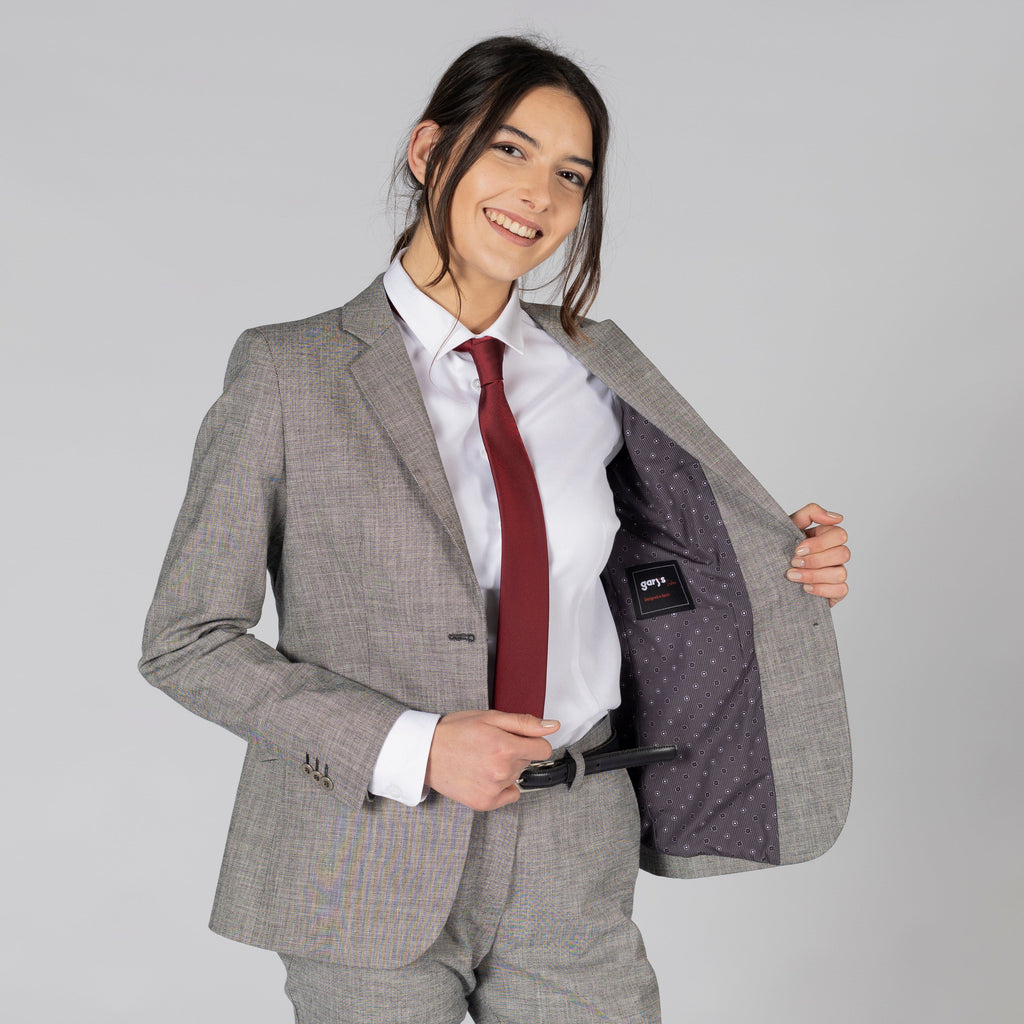 AMERICANA MUJER 2 BOTONES CHEVIOT - Gary's