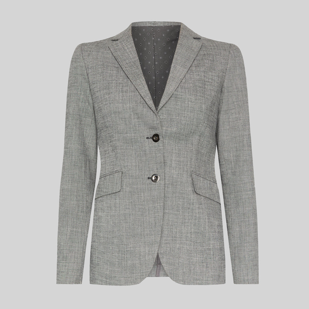 AMERICANA MUJER 2 BOTONES CHEVIOT - Gary's