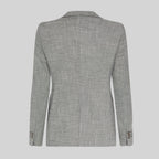 AMERICANA MUJER 2 BOTONES CHEVIOT - Gary's