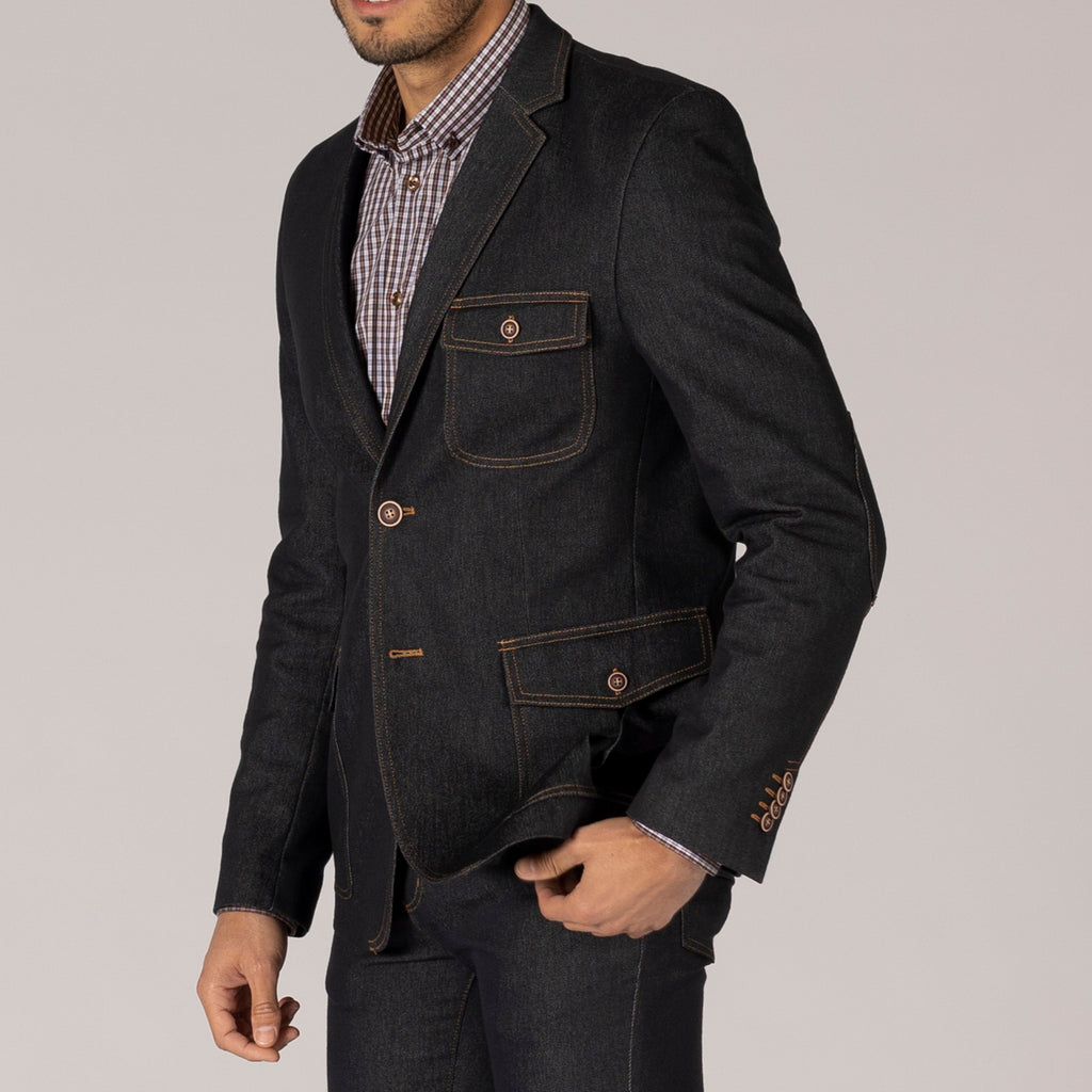 AMERICANA HOMBRE 2 BOTONES SLIM FIT TRENDER - Gary's