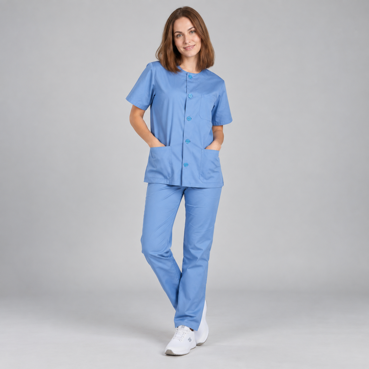 CONJUNTO UNISEX ABOTONADO SARGA COLORES
