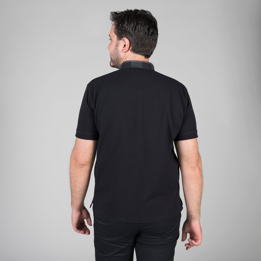 POLO NEGRO HOMBRE M/C C/CAMISERO - Gary's