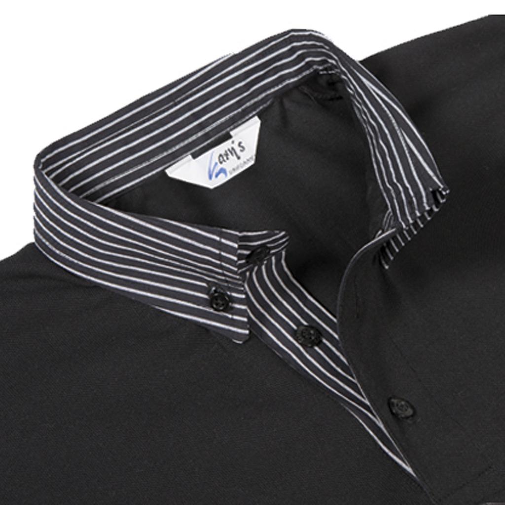 POLO NEGRO MUJER M/C C/CAMISERO - Gary's