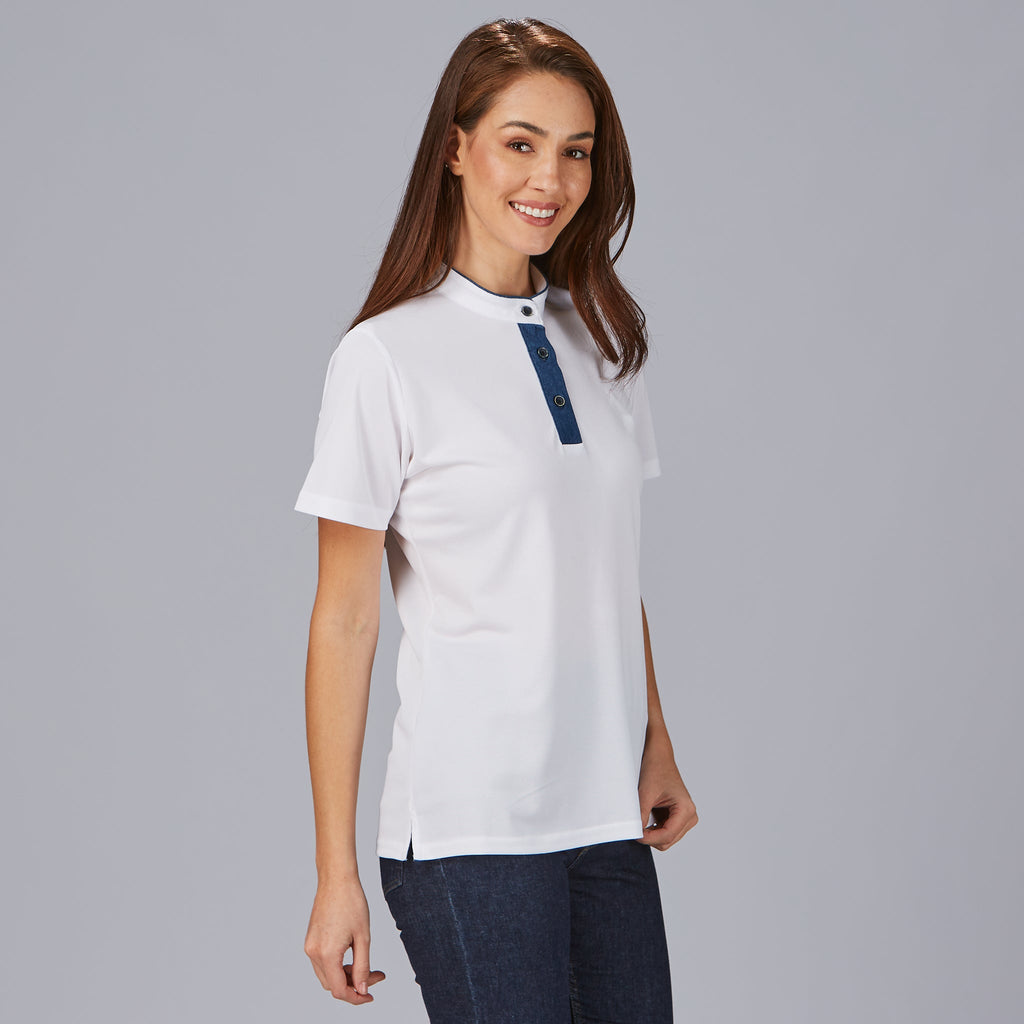 POLO MUJER CUELLO MAO TEJANO - Gary's