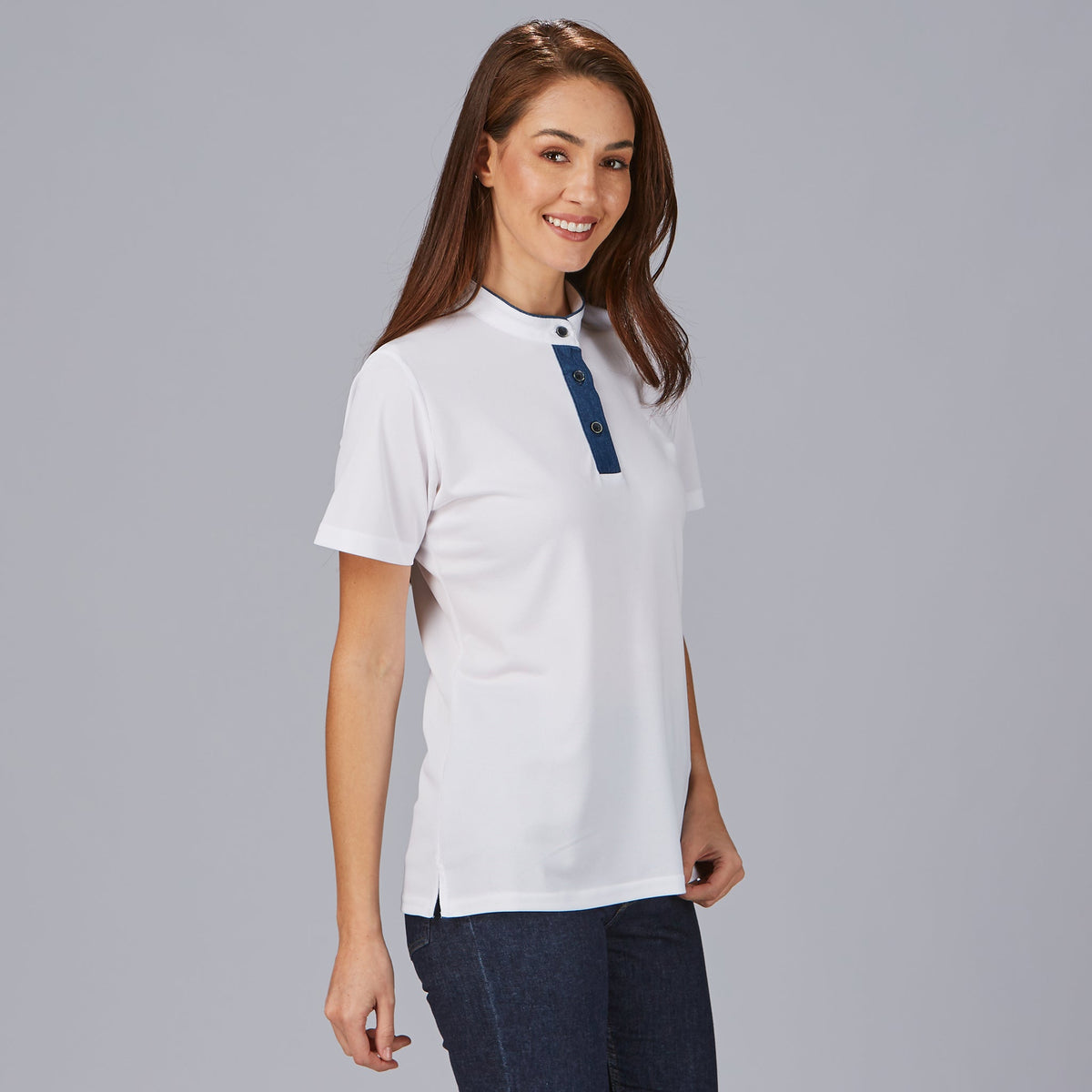 POLO MUJER CUELLO MAO TEJANO - Gary's