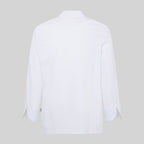 CHAQUETA COCINA UNISEX BOTON FORRADO M/L BLANCA - Gary's
