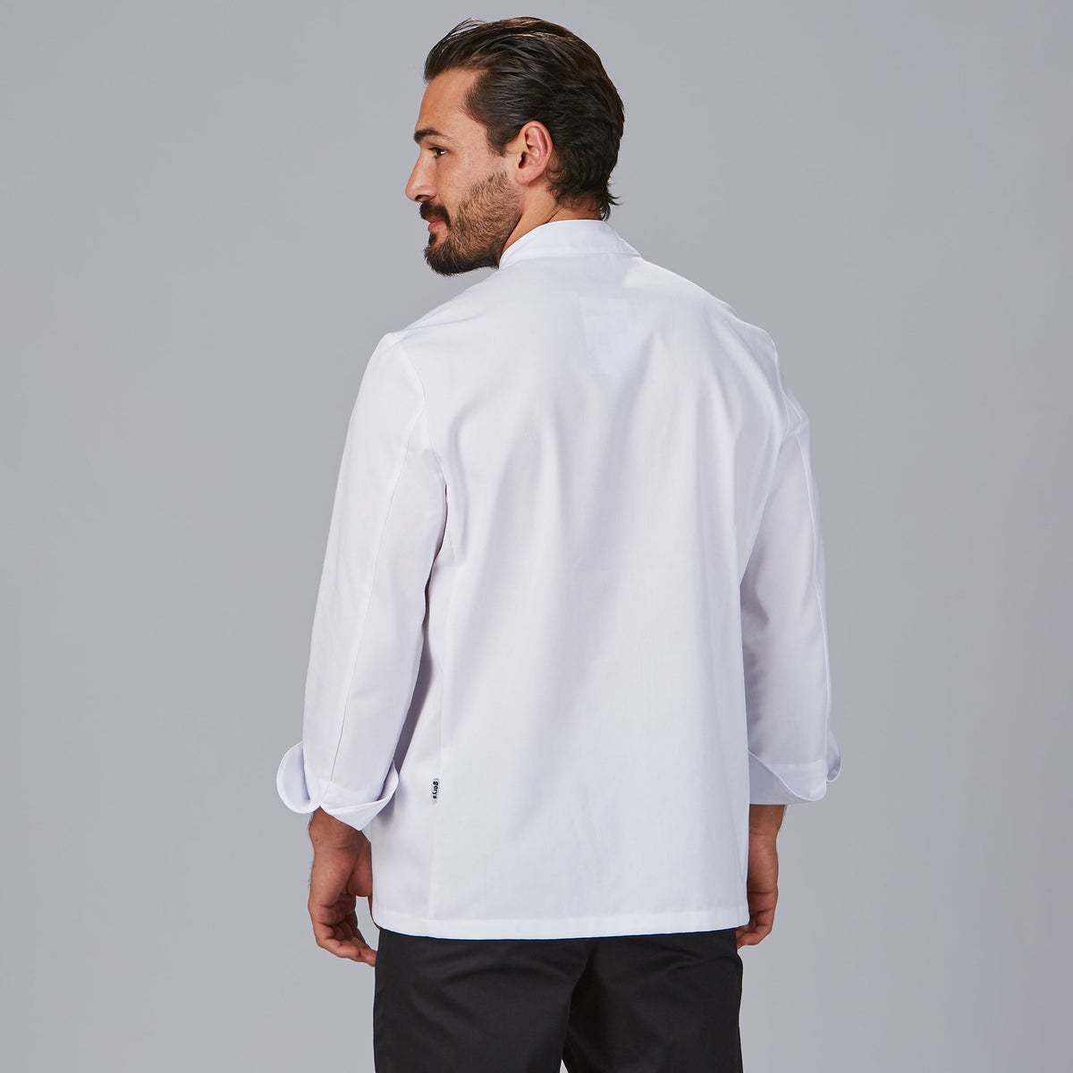 CHAQUETA COCINA UNISEX M/L SARGA BLANCA - Gary's