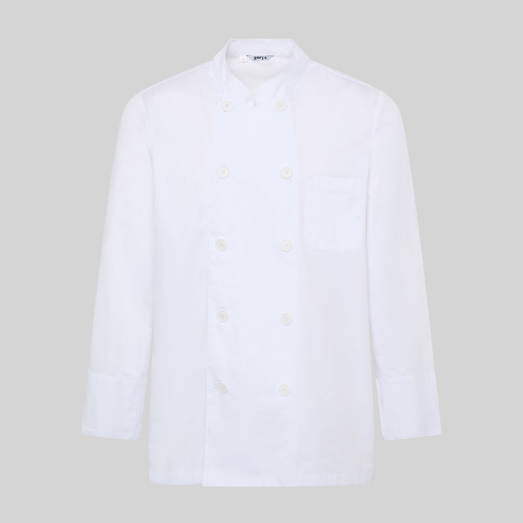 CHAQUETA COCINA UNISEX M/L SARGA BLANCA - Gary's