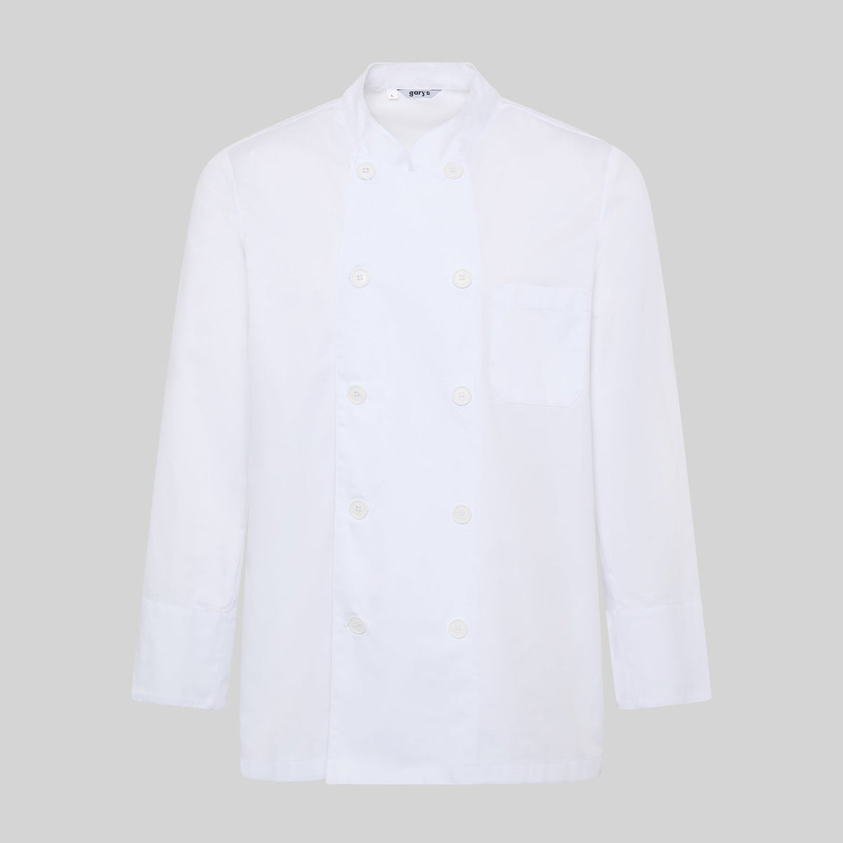 CHAQUETA COCINA UNISEX M/L SARGA BLANCA - Gary's