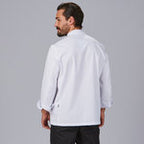 CHAQUETA COCINA UNISEX M/L SARGA BLANCA - Gary's