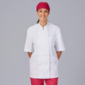 CHAQUETA UNISEX POPELIN FINO BLANCO M/C - Gary's