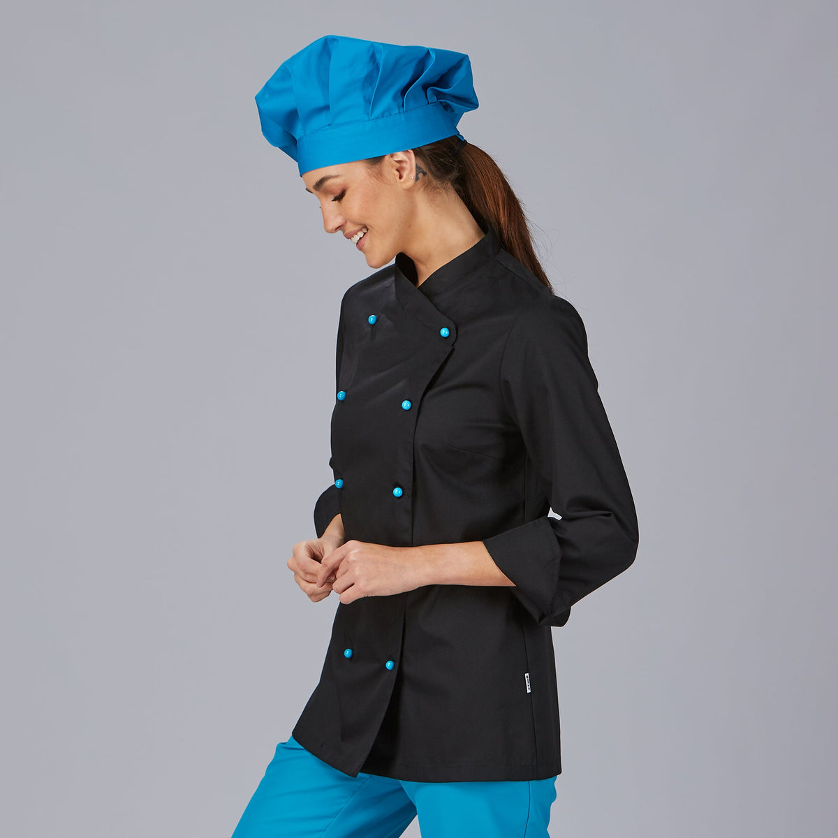 CHAQUETA COCINA MUJER NIZA SIN BOTONES (PEDIR APARTE REF 3111) - Gary's