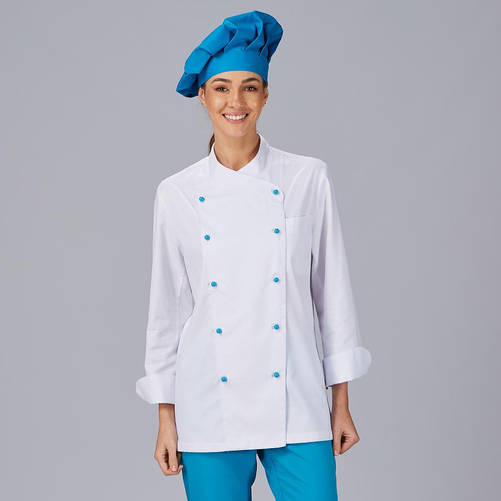 CHAQUETA COCINA MUJER NIZA SIN BOTONES (PEDIR APARTE REF 3111) - Gary's