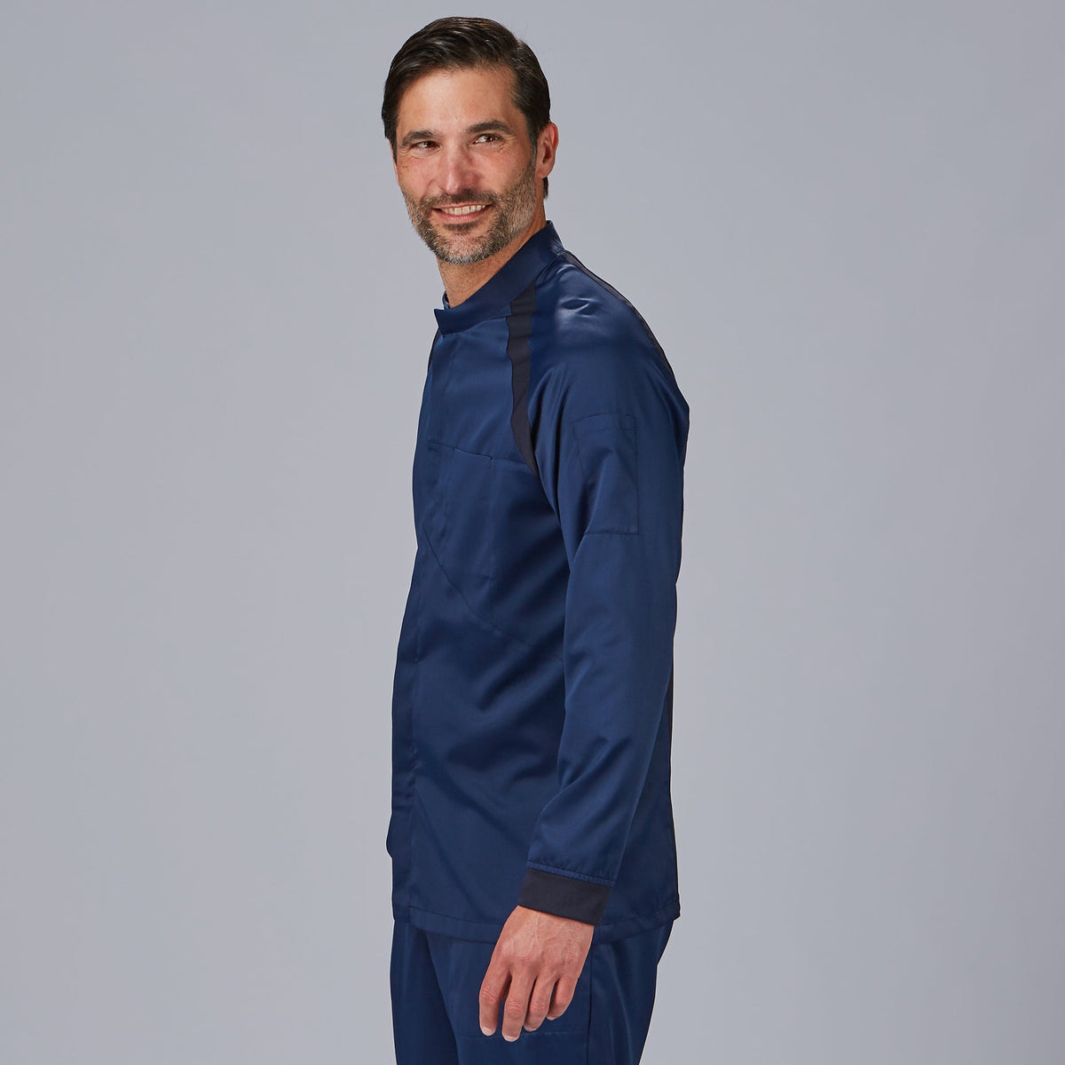 CHAQUETA COCINA UNISEX MANGA RANGLAN RUBIO - Gary's